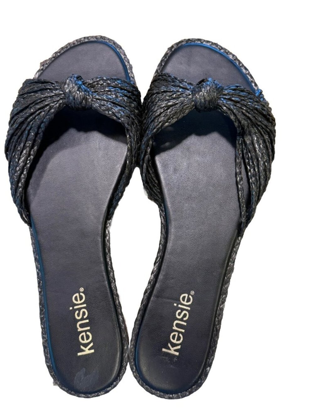 Kensie Sandals SZ 8.5 Women's Black - Picture 2 of 6